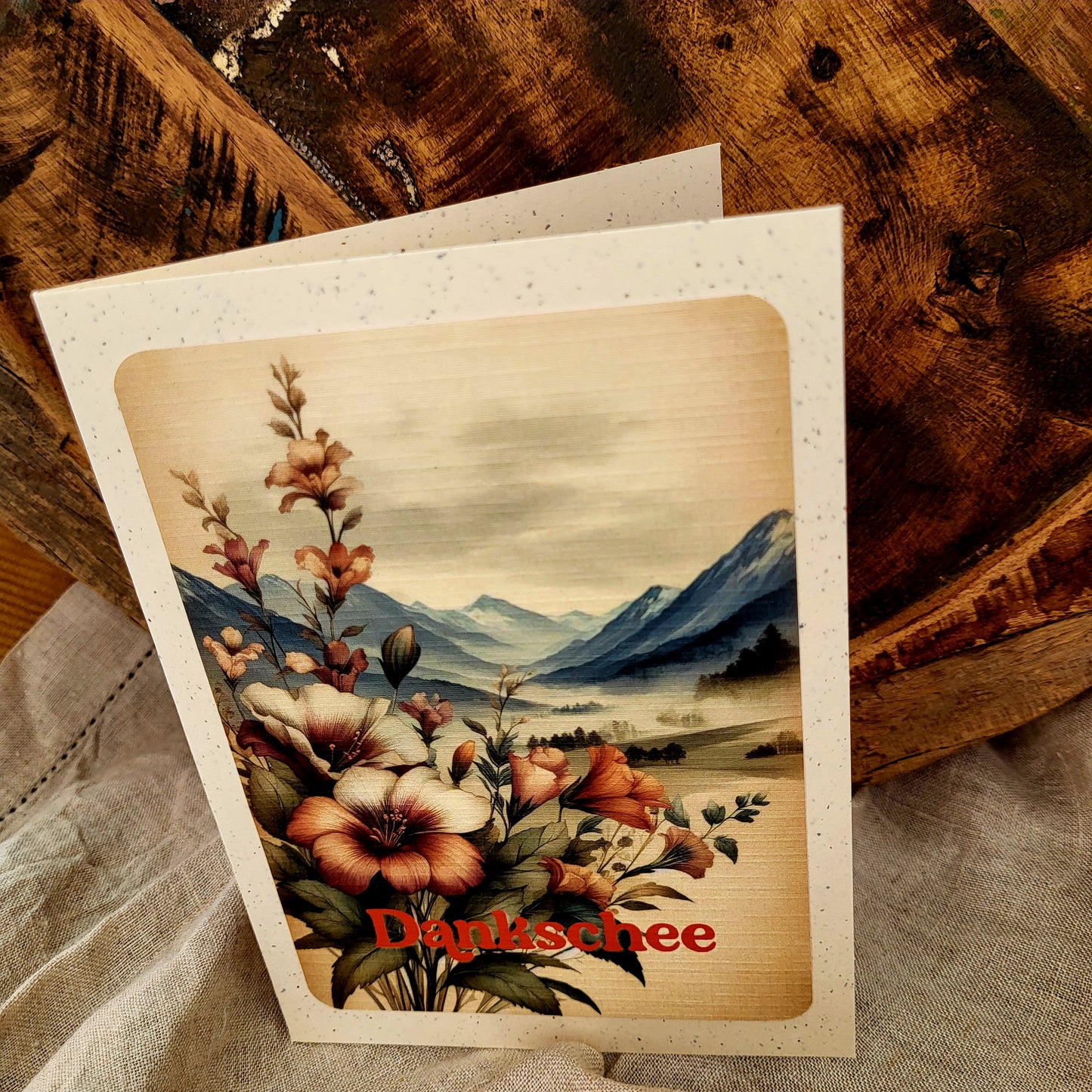 Klappkarte Dankschee