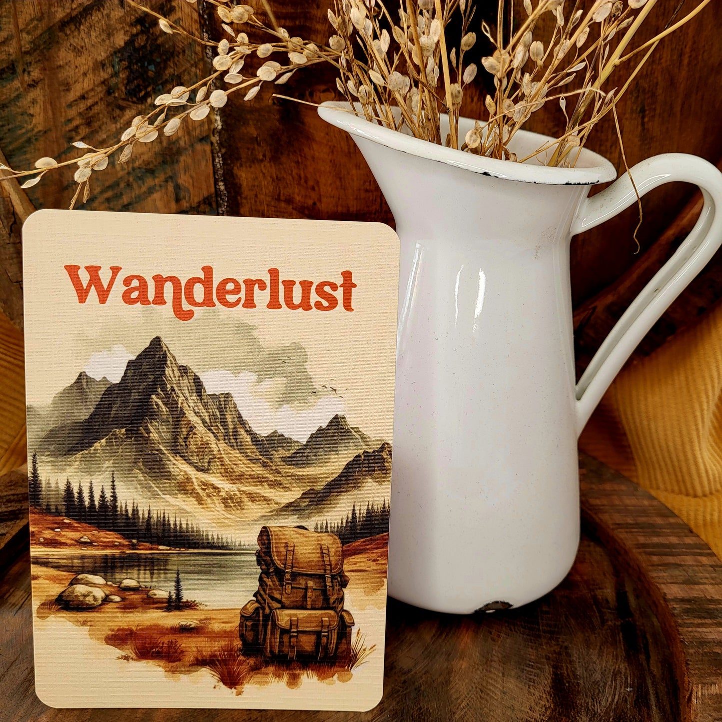 Postkarte Wanderlust