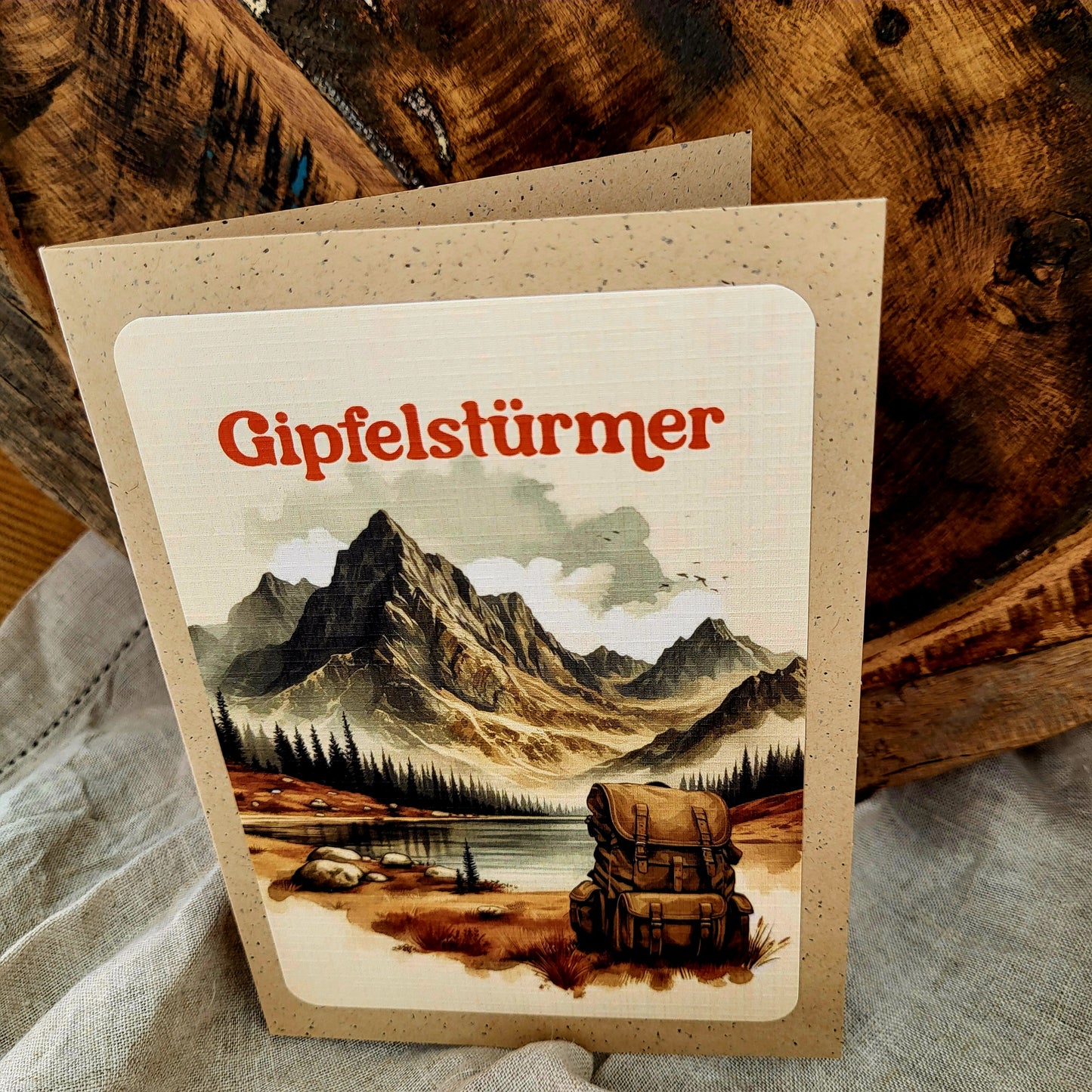 Klappkarte Gipfelstürmer