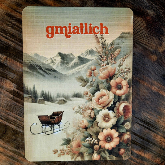 Postkarte Gmiatlich