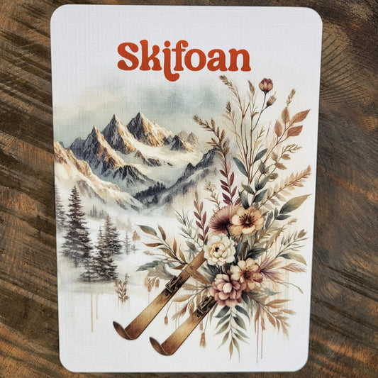 Postkarte Skifoan