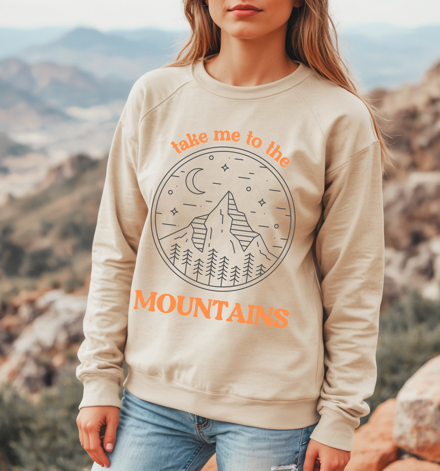 Sweatshirt TAKE ME TO THE MOUNTAINS