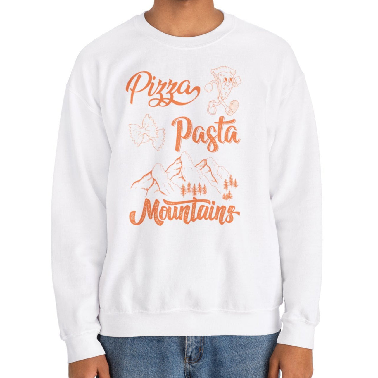 Sweatshirt PIZZA PASTA MOUNTAINS