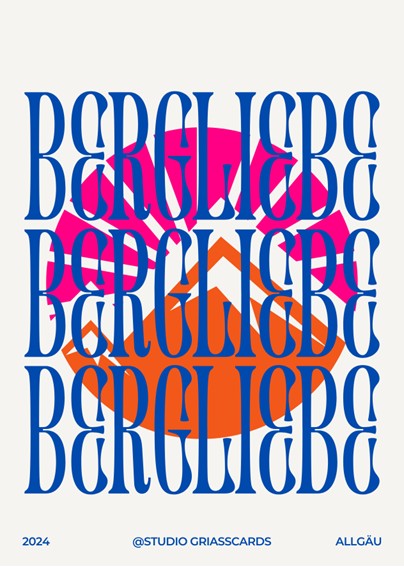 Postkarte BERGLIEBE³